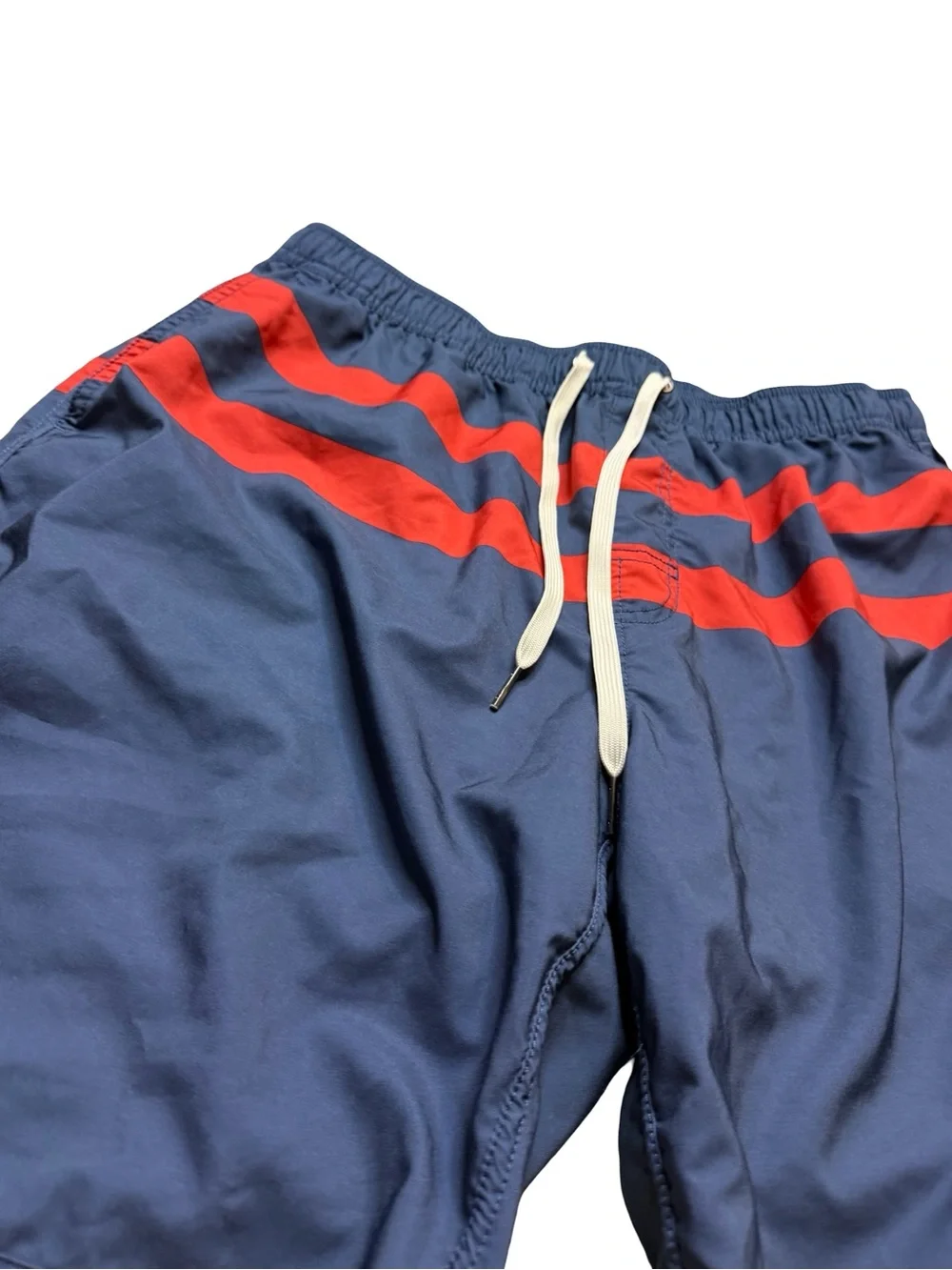 🩳 Fair Harbor Swim Trunks XL Striped Lined Beach Swim Shorts 🌊